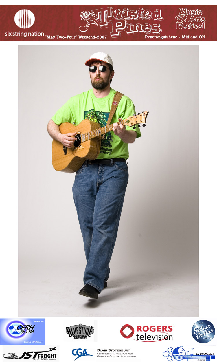 Here I am playing the 6 string Nation guitar